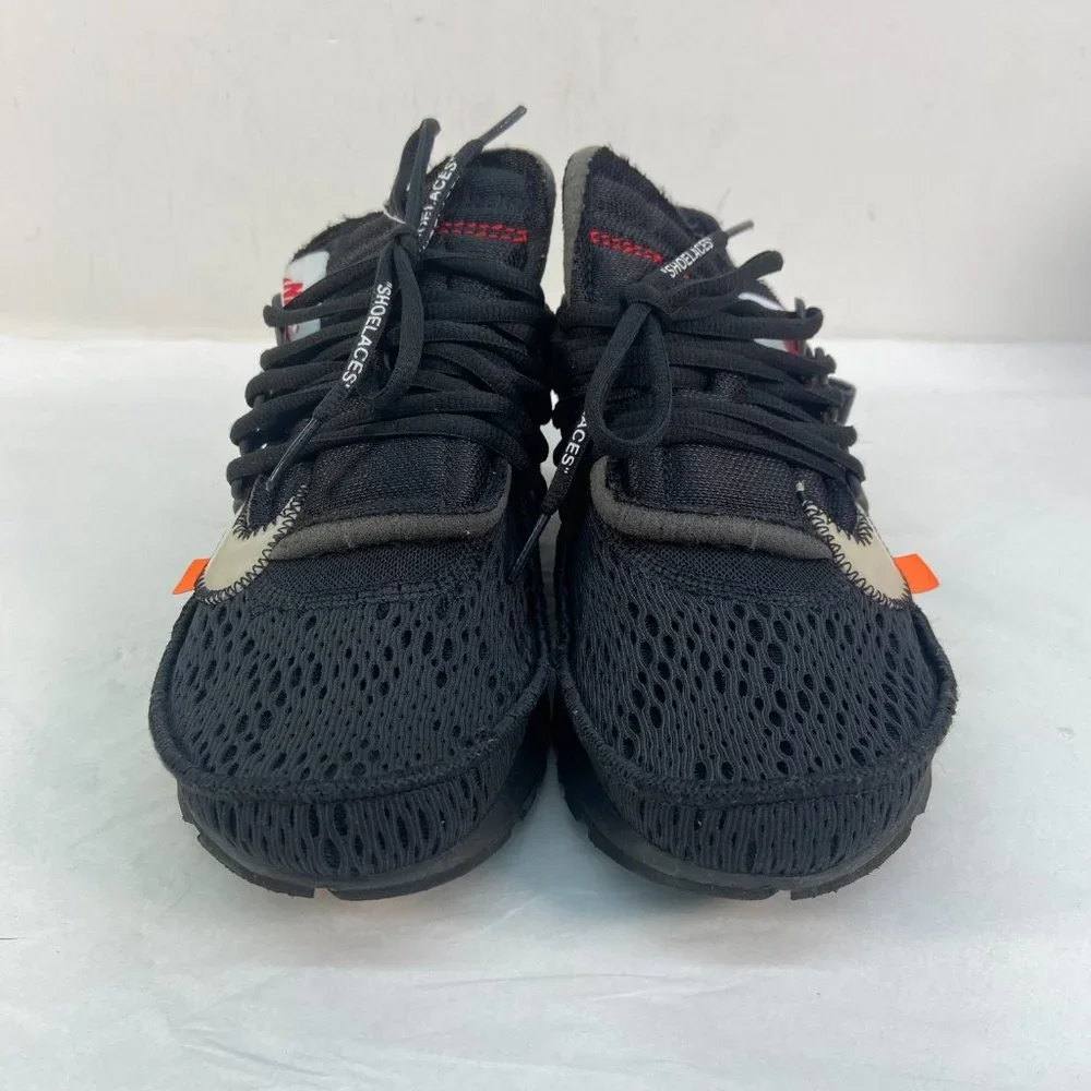 Nike Air Presto OFF-White Virgil The Ten 2018 AA3830-002 Black Lace Up Sneakers - Picture 2 of 15